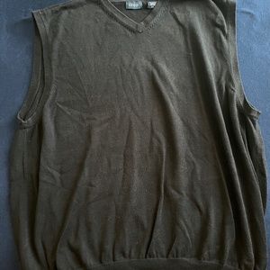 Black Woven Vest